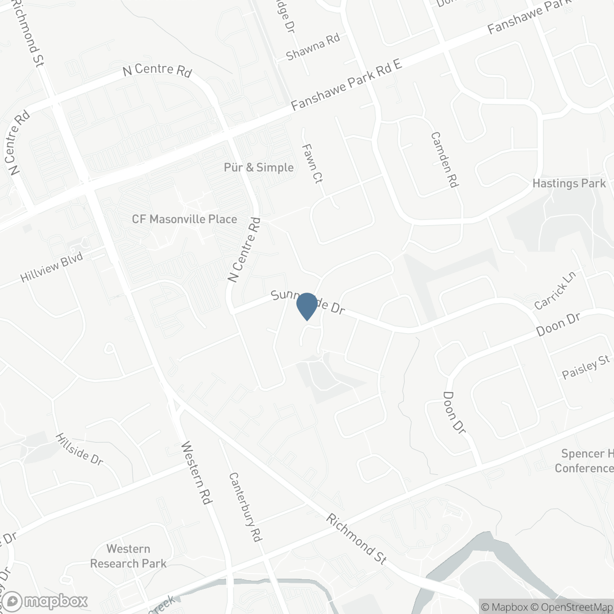 91 SUNNYSIDE DRIVE, London, Ontario N5X 3M4